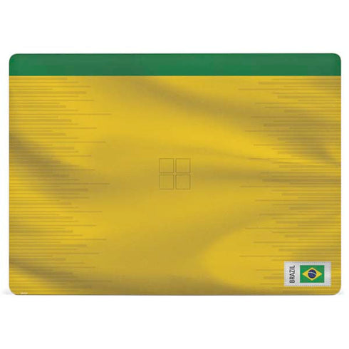 Brazil Soccer Flag Surface Laptop 2 Skin